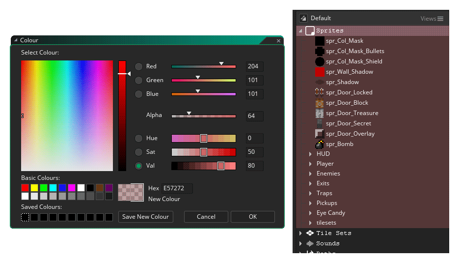 The Resource Tree Background Colour Changing