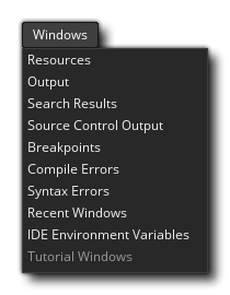 Windows Menu
