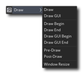 Object Editor Draw Events