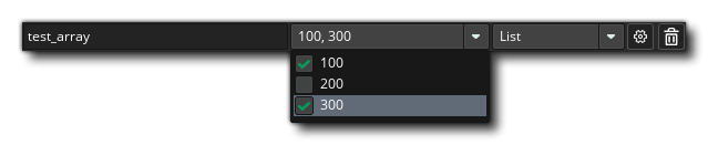 Object Editor List Variable Multiple Values