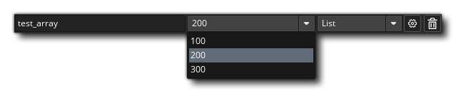 Object Editor List Variable Values
