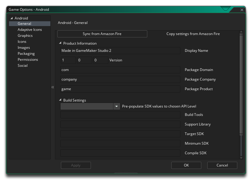 Android General Options Part 1
